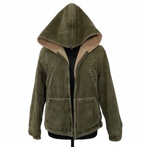 J.Crew | Vintage 90s Corduroy Olive Jacket Small